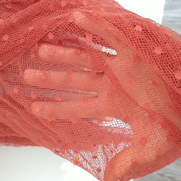 ⭐HOST PICK⭐ Free People Carnival Wild Rose Asymmetrical Mesh Polka Dot Skirt Top - Picture 10 of 14